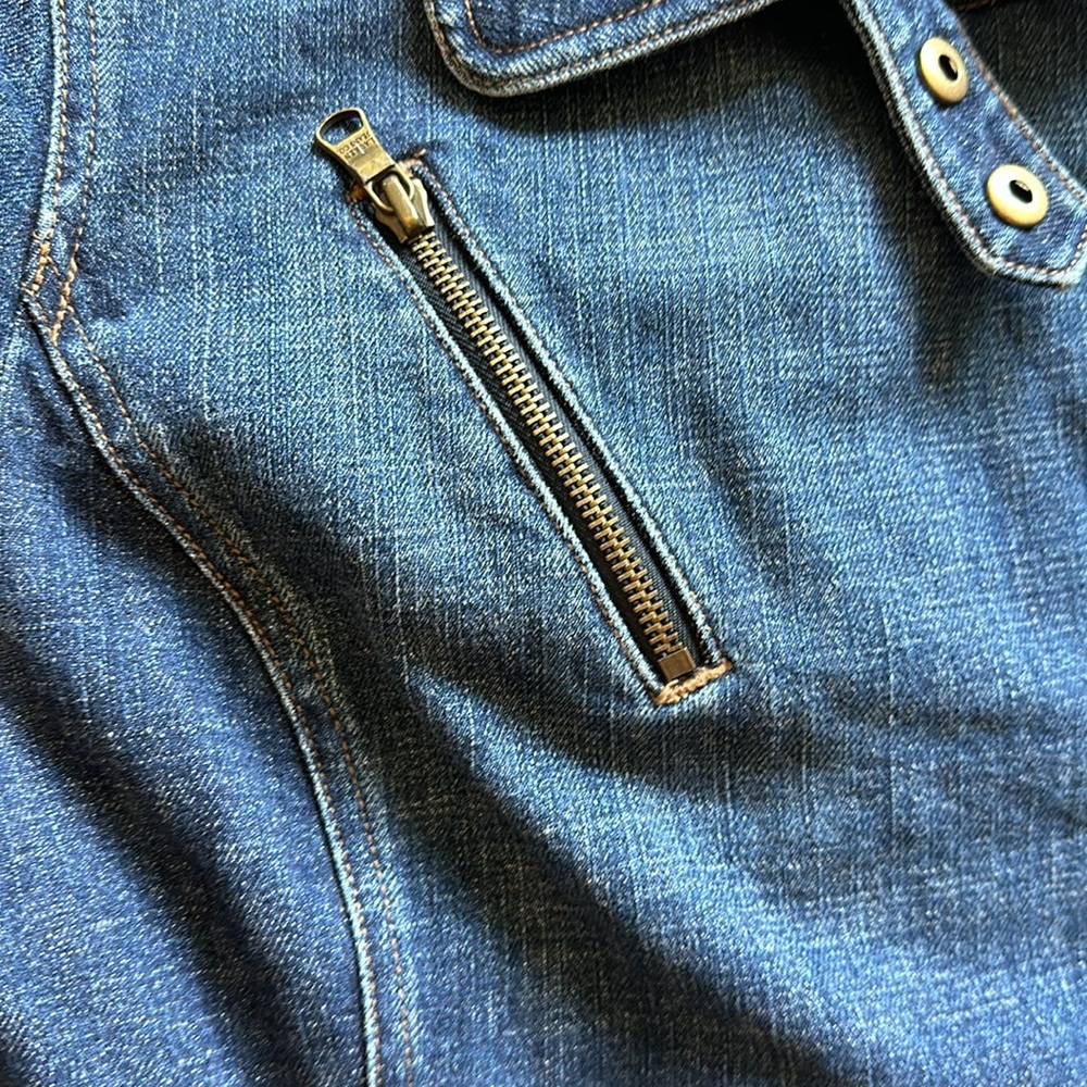 Lauren Ralph Lauren denim trench coat. Sz 12 - Picture 4 of 6